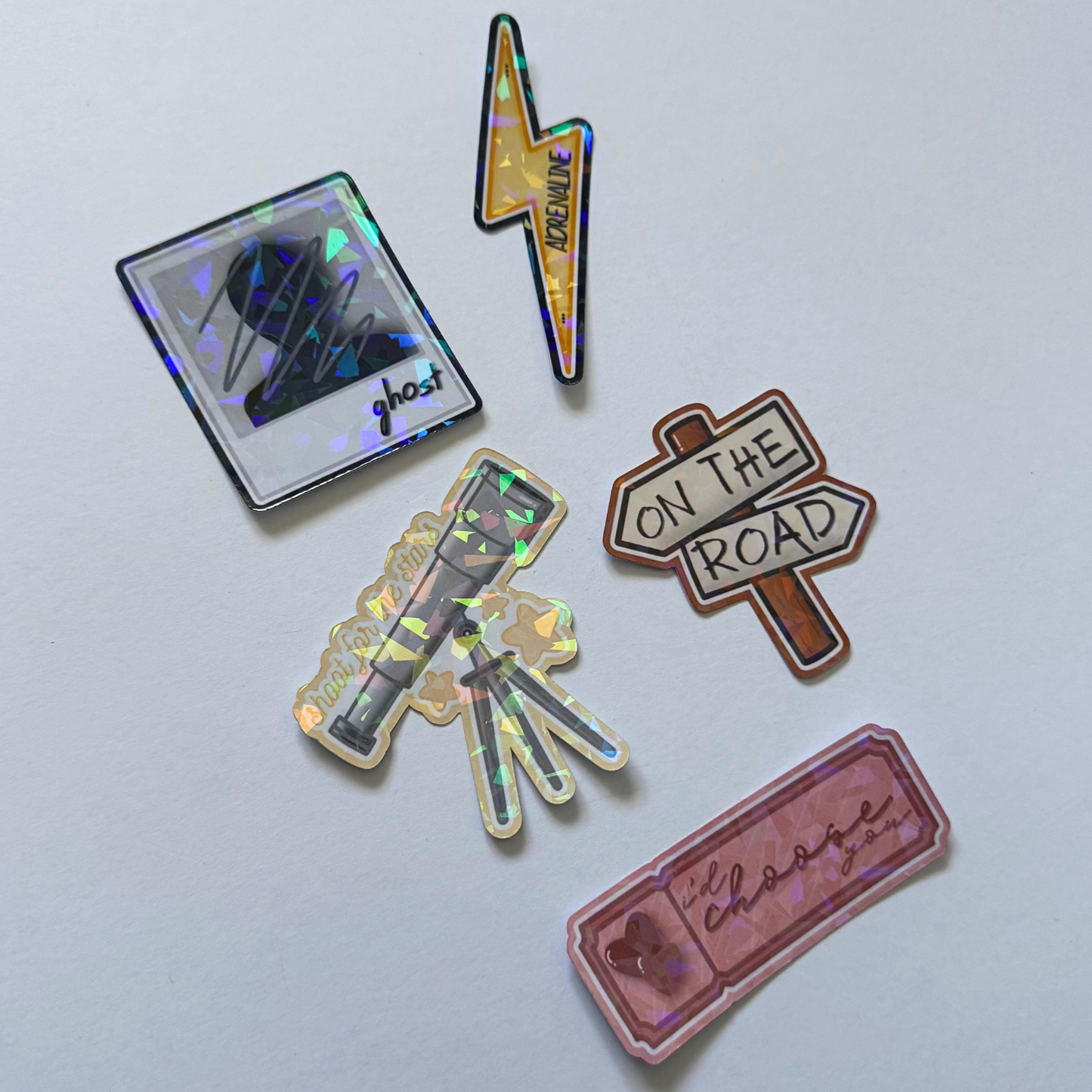 Ateez Golden Hour Part 4 Holographic Mini Sticker Set
