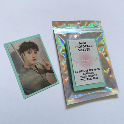 Mint Photocard Sleeves (25 pack)