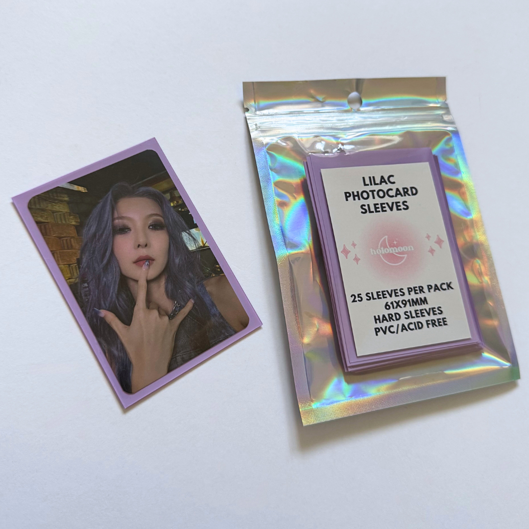 Lilac Photocard Sleeves (25 pack)