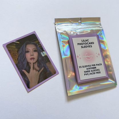Lilac Photocard Sleeves (25 pack)