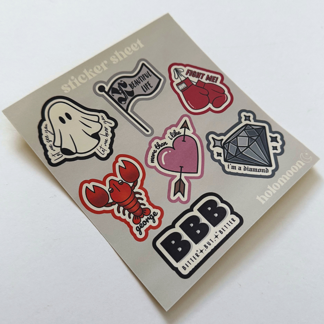 Xdinary Heroes Beautiful Mind Polco Deco Sticker Sheet