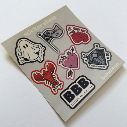Xdinary Heroes Beautiful Mind Polco Deco Sticker Sheet