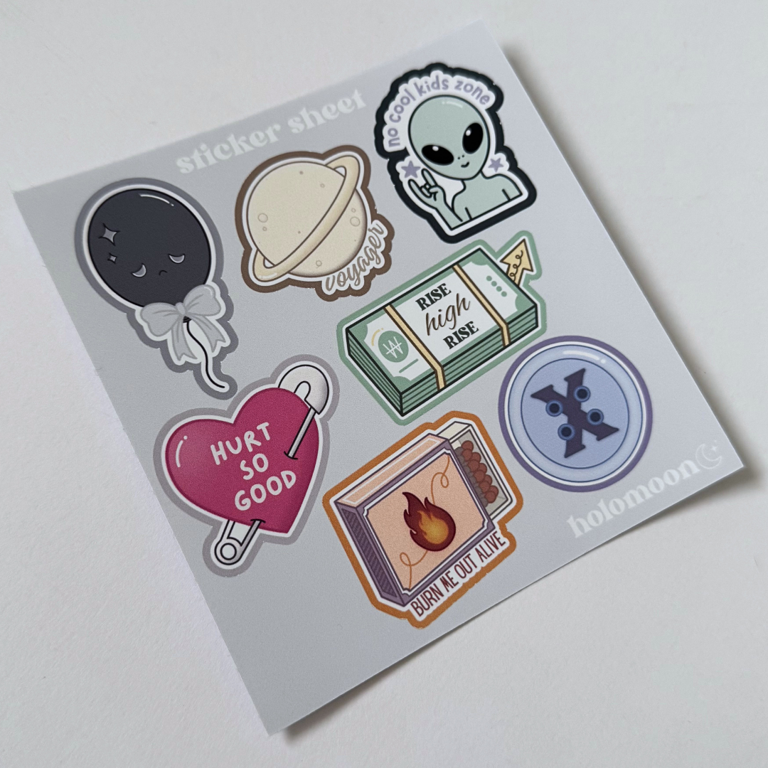 Xdinary Heroes DEAD AND Sticker Sheet