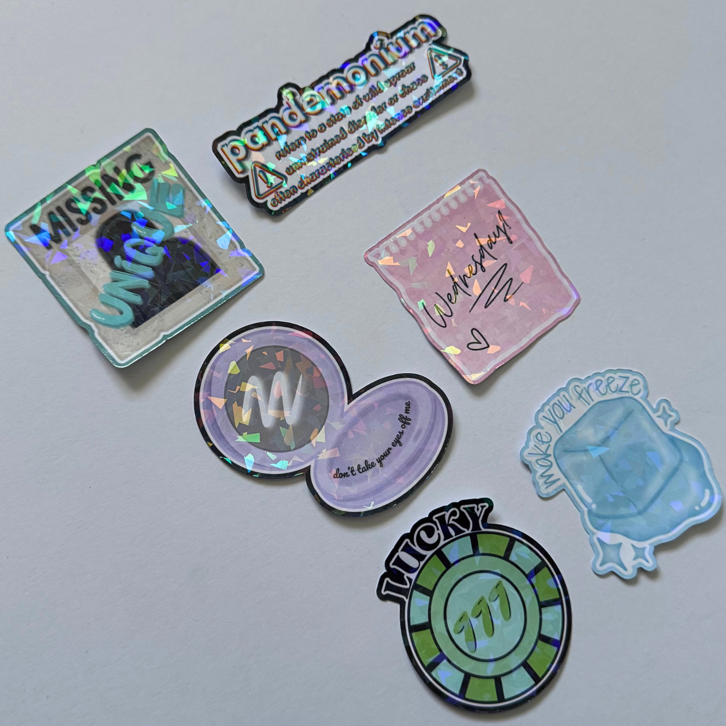 P1Harmony Unique Holographic Stickers