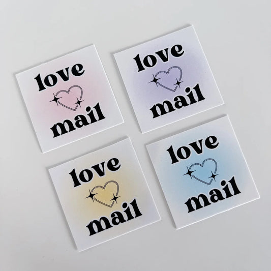 Love Mail Glow Stickers (10 pack)