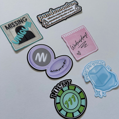 P1Harmony Unique Glossy Mini Sticker Set