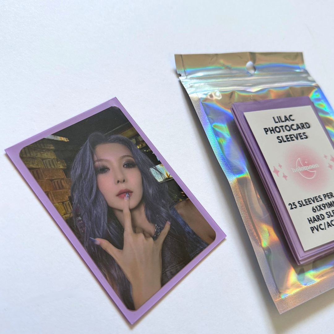 Lilac Photocard Sleeves (25 pack)