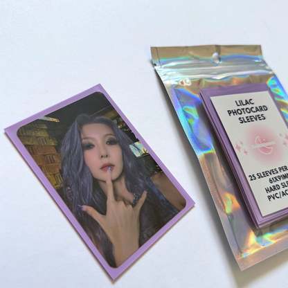 Lilac Photocard Sleeves (25 pack)