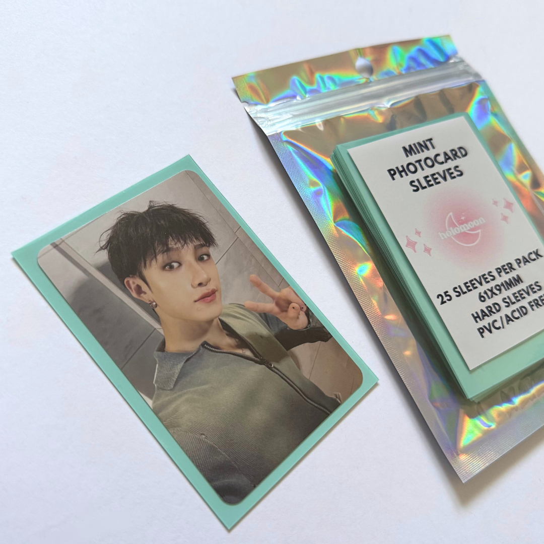 Mint Photocard Sleeves (25 pack)