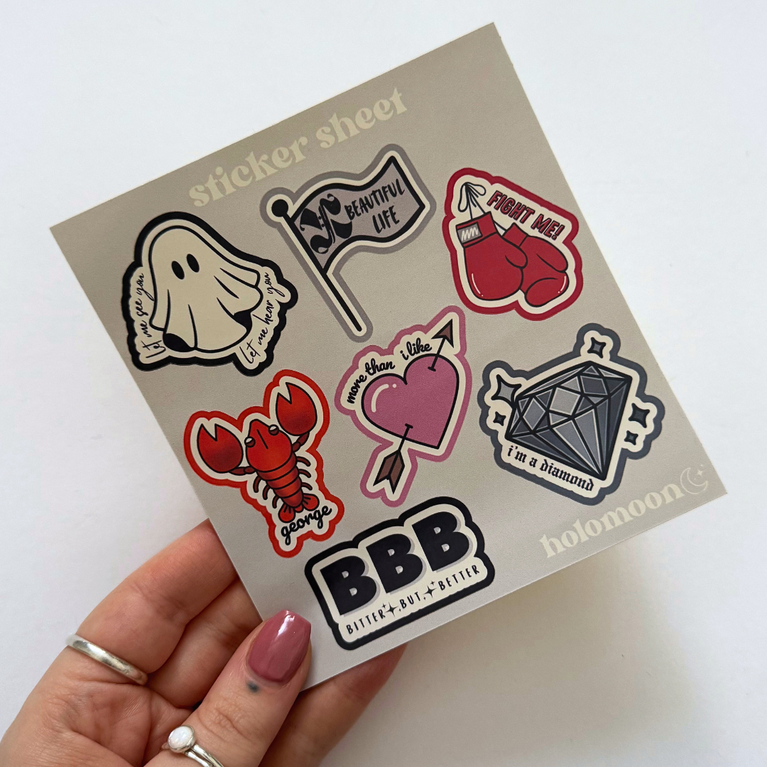 Xdinary Heroes Beautiful Mind Polco Deco Sticker Sheet