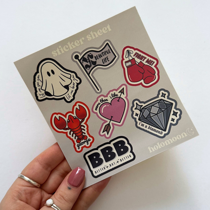 Xdinary Heroes Beautiful Mind Polco Deco Sticker Sheet