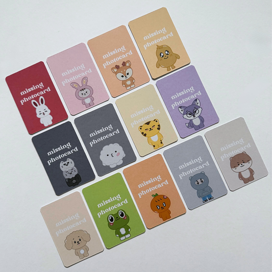 Miniteen Missing Photocard Binder Fillers (10 Pack)
