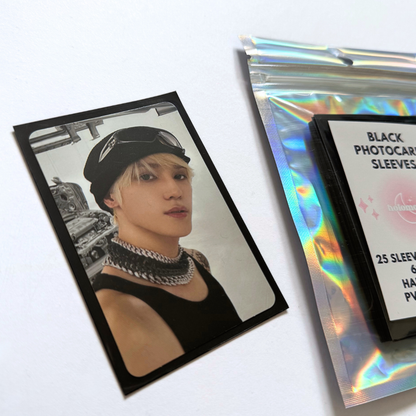 Black Photocard Sleeves (25 pack)