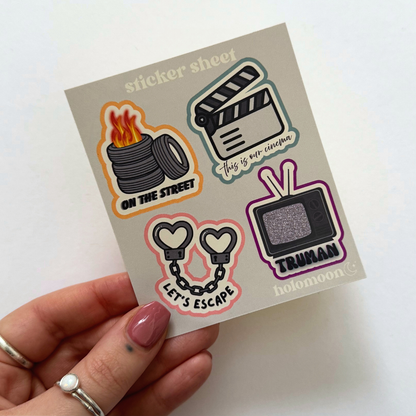 Stray Kids Dominate Polco Deco Sticker Sheet