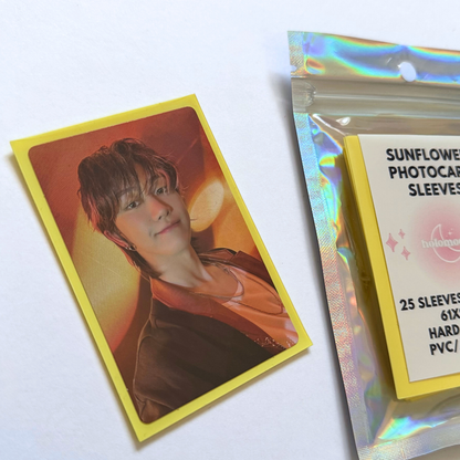 Sunflower Photocard Sleeves (25 pack)