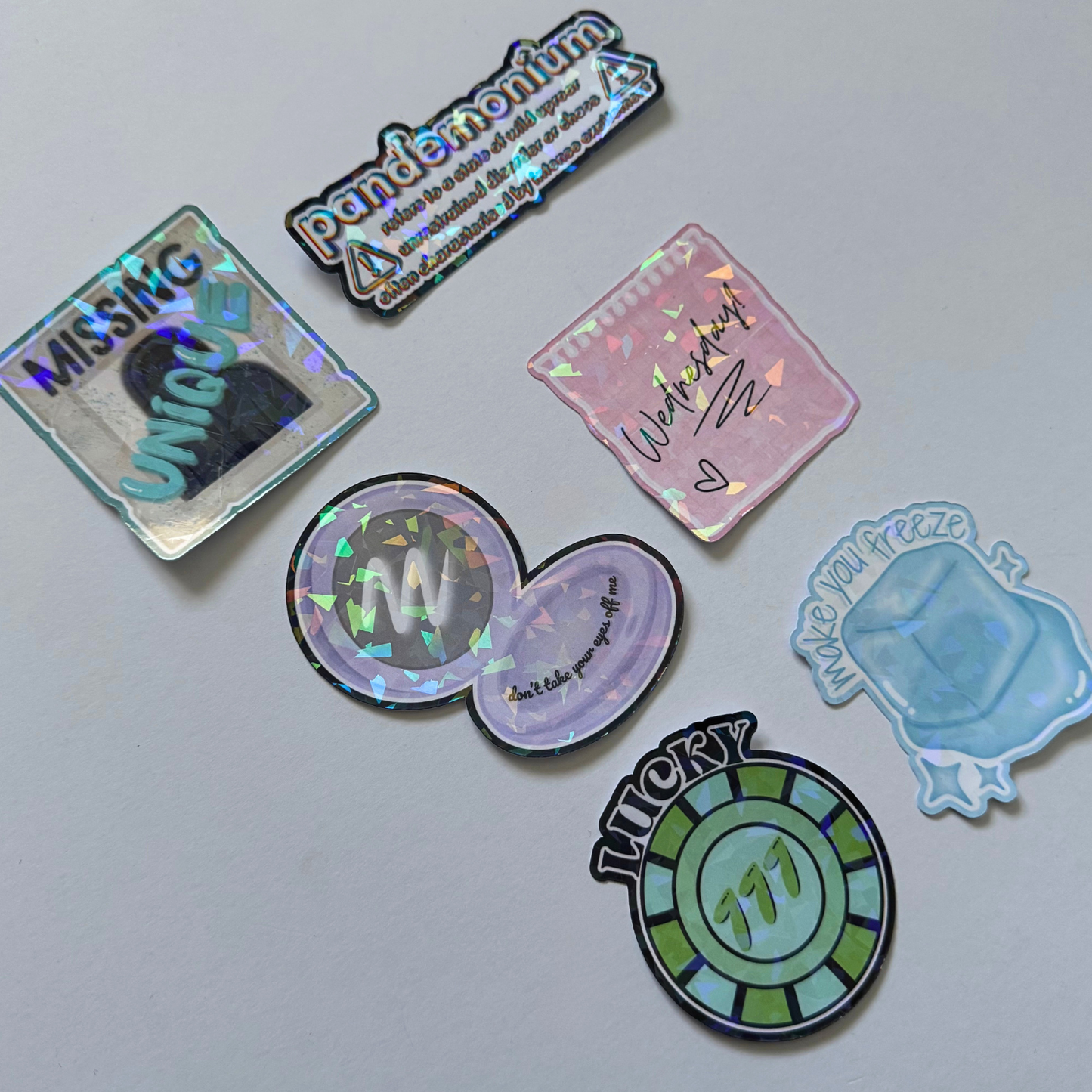 P1Harmony Unique Holographic Stickers