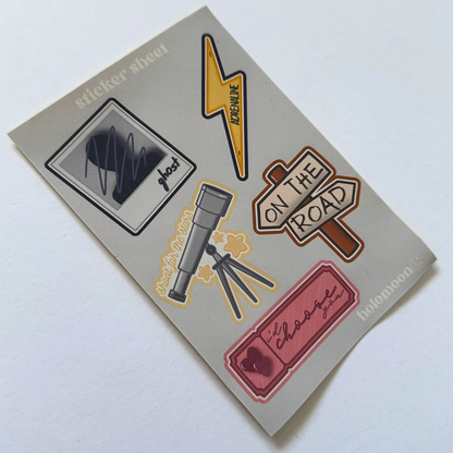 Ateez Golden Hour Part 4 Polco Deco Sticker Sheet