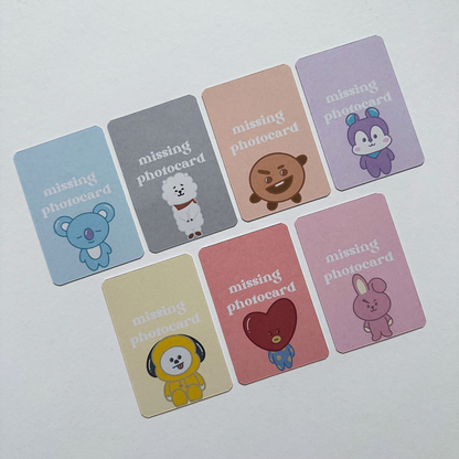 BT21 Missing Photocard Binder Fillers (10 Pack)