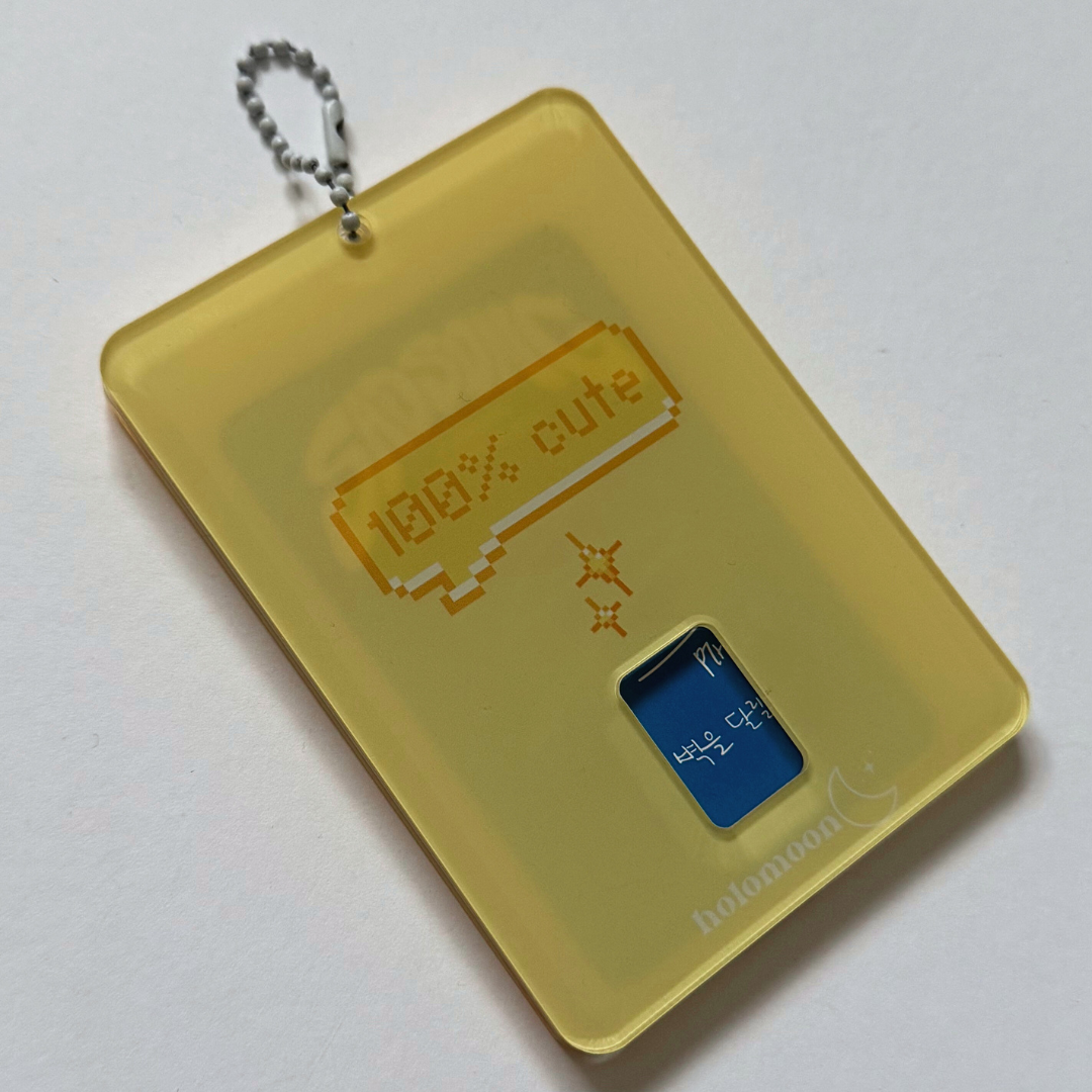 100% Cute Photocard Holder