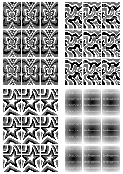 Black Binder Fillers Digital Download