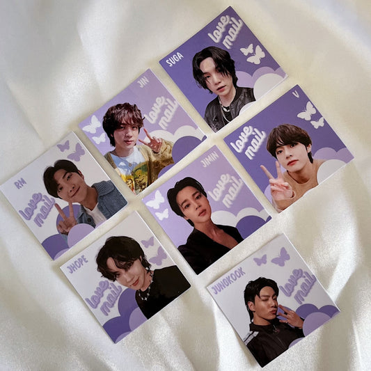 BTS Love Mail Stickers - Glossy (10 pack)