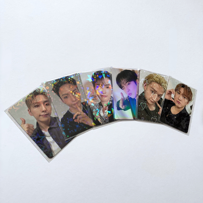 Holographic Flower Photocard Sleeves (25 pack)
