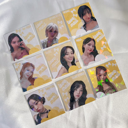 Twice Love Mail Stickers - Holographic (10 pack)