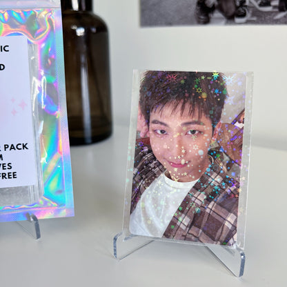 Holographic Sparkle Photocard Sleeves (25 Pack)