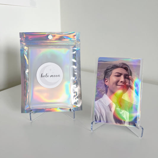 Holographic Rainbow Photocard Sleeves (25 pack)