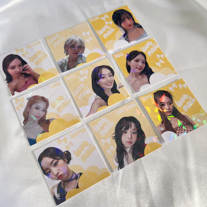 Twice Love Mail Stickers - Holographic (10 pack)