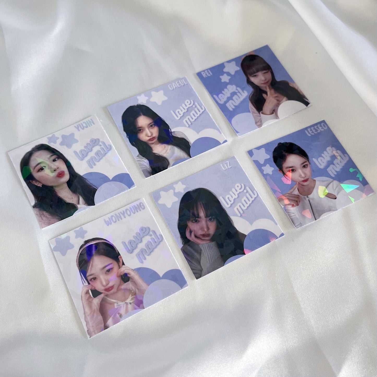 IVE Love Mail Stickers - Holographic (10 pack)