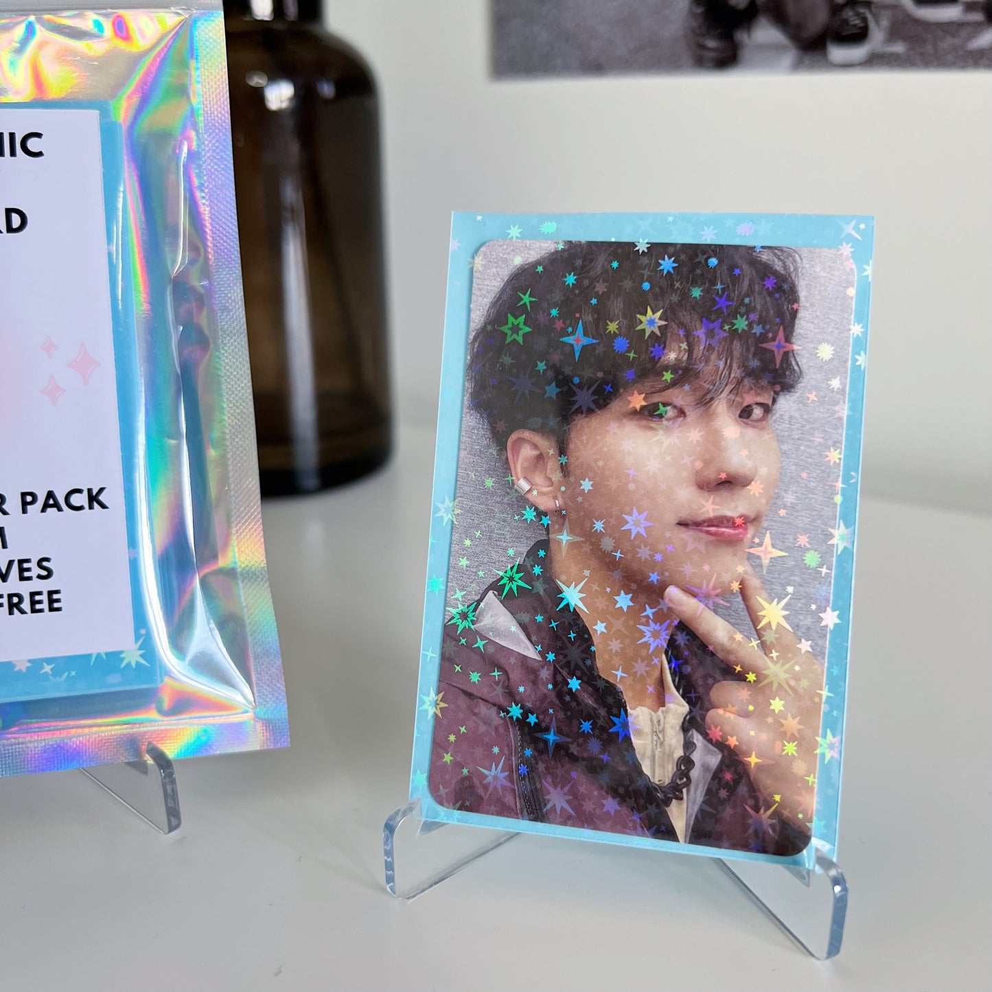 Holographic Star Sky Photocard Sleeves (25 Pack)