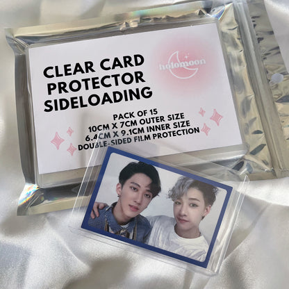 Clear Card Protector - Sideloading (15 Pack)