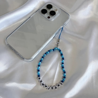 Custom Beaded Charm - Blue