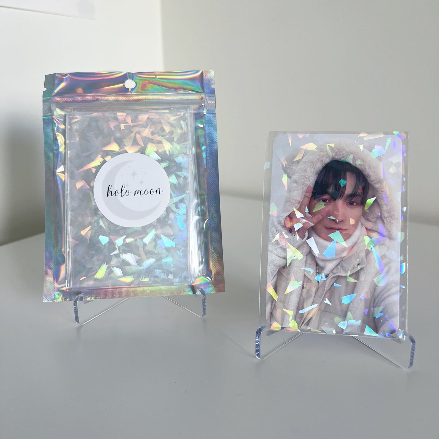 Holographic Diamond Photocard Sleeves (25 pack)