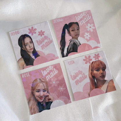 BLACKPINK Love Mail Stickers - Holographic (10 pack)