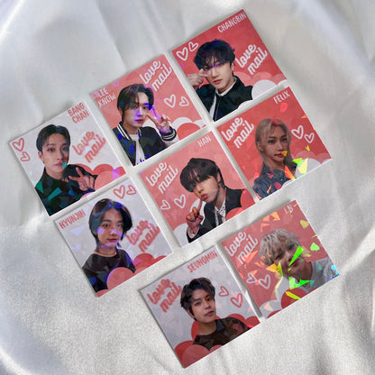 Stray Kids Love Mail Stickers - Holographic (10 pack)