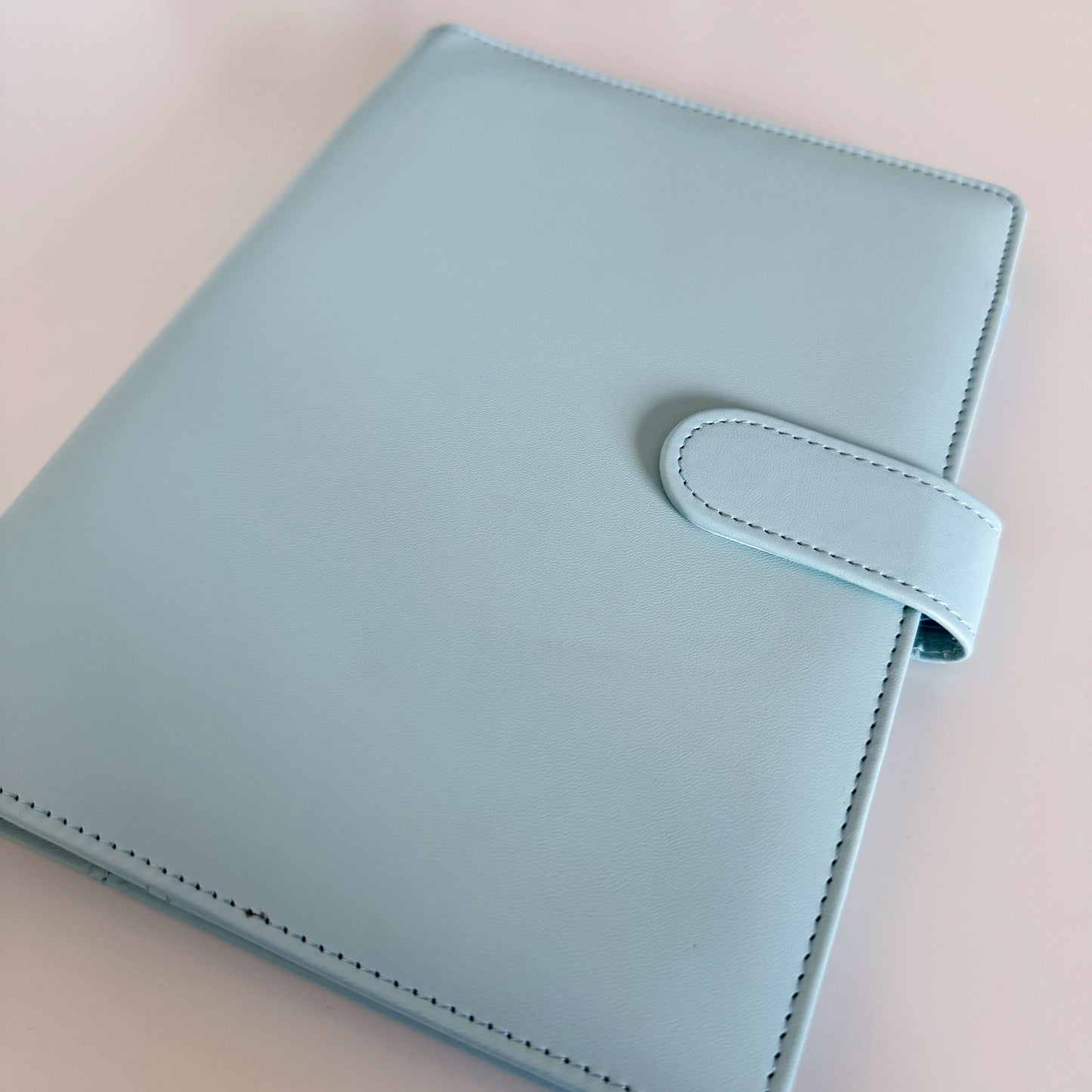 Blue A5 PU Leather Binder