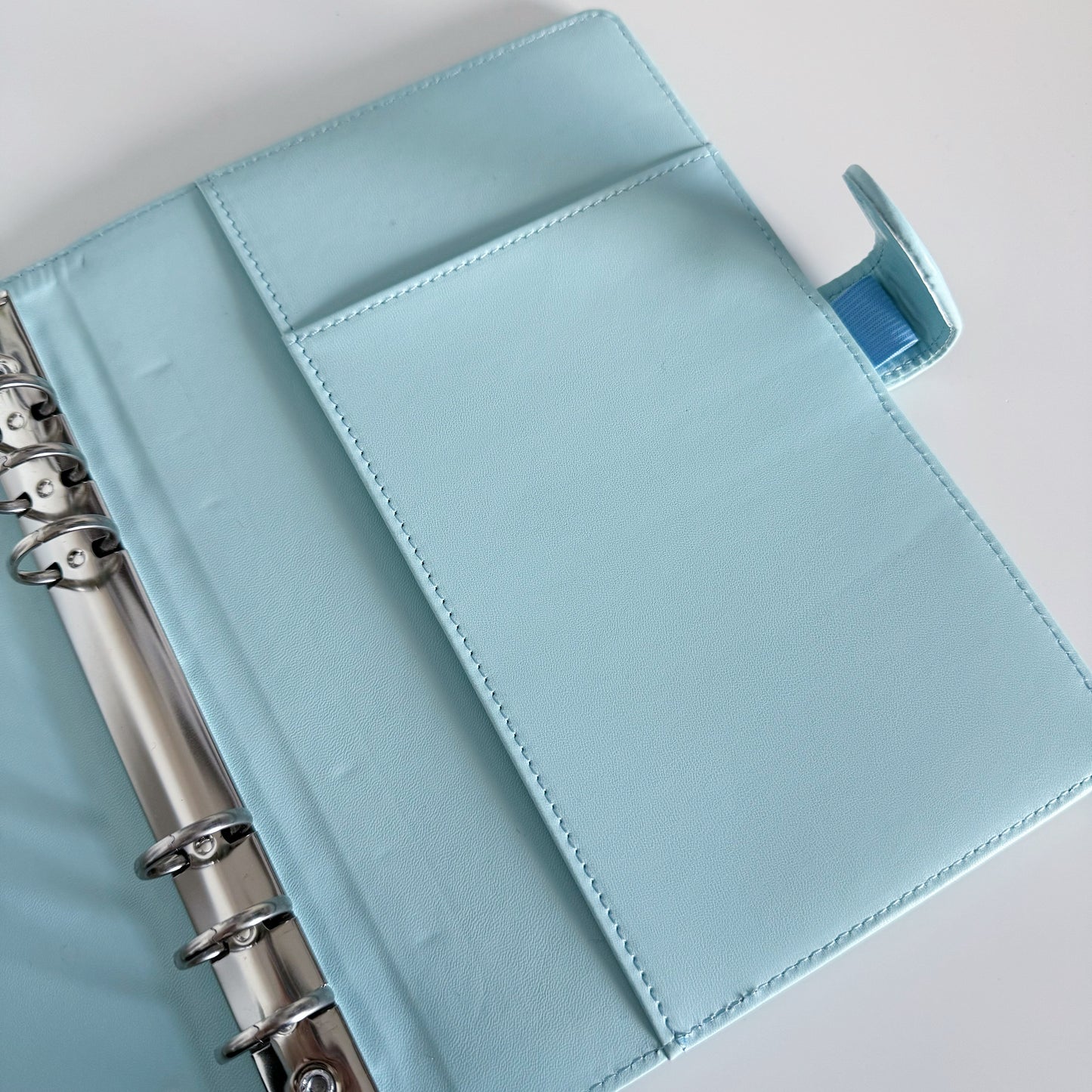 Blue A5 PU Leather Binder