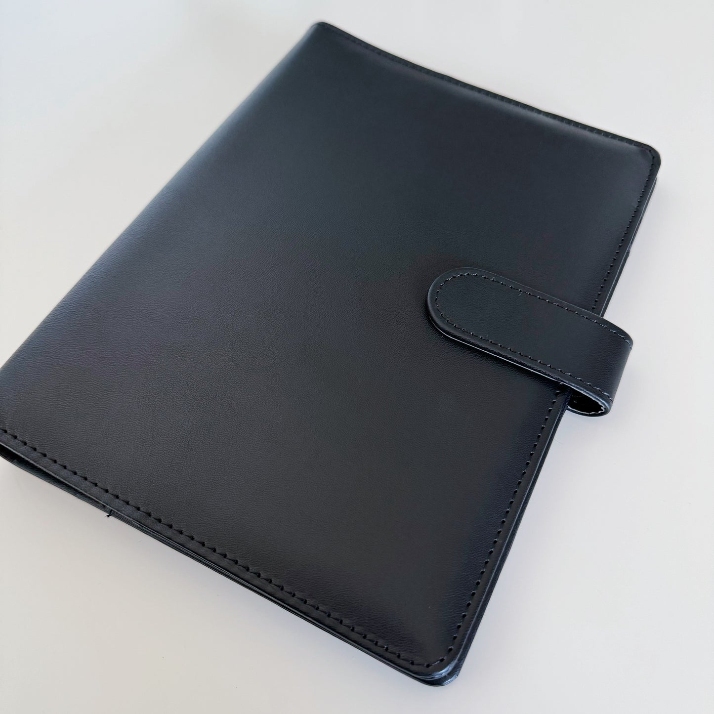 Black A5 PU Leather Binder