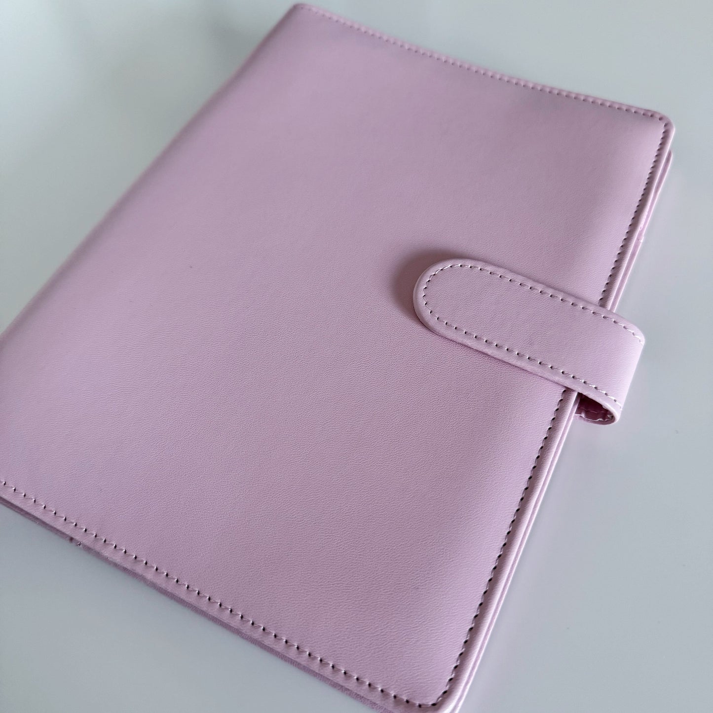 Pink A5 PU Leather Binder