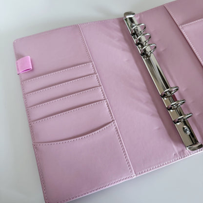 Pink A5 PU Leather Binder