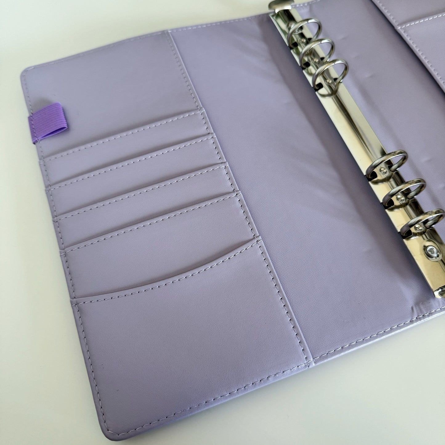 Purple A5 PU Leather Binder