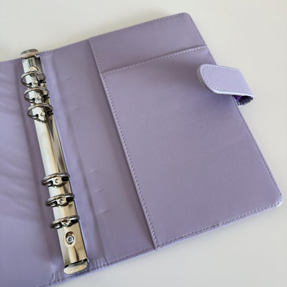 Purple A5 PU Leather Binder