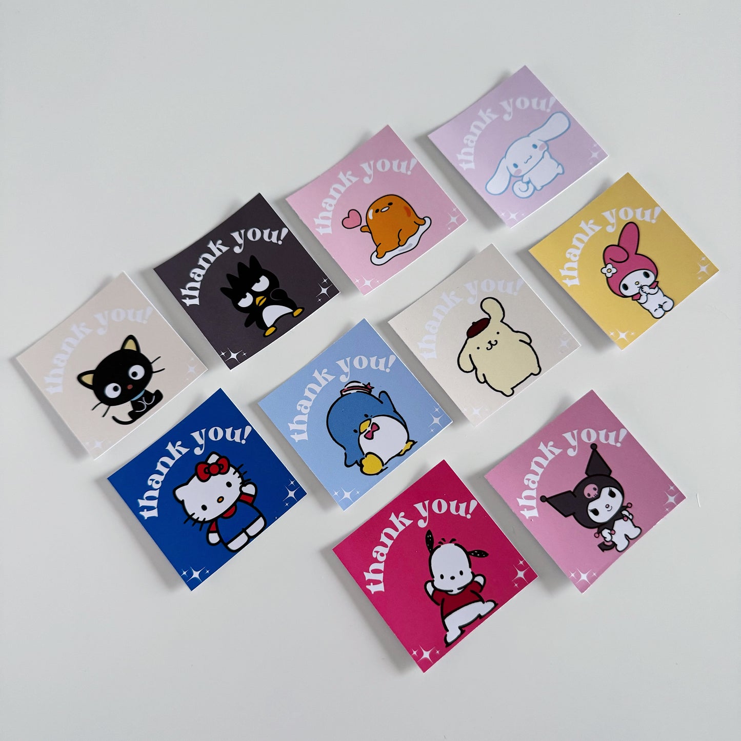 Sanrio Thank You Stickers (10 pack)