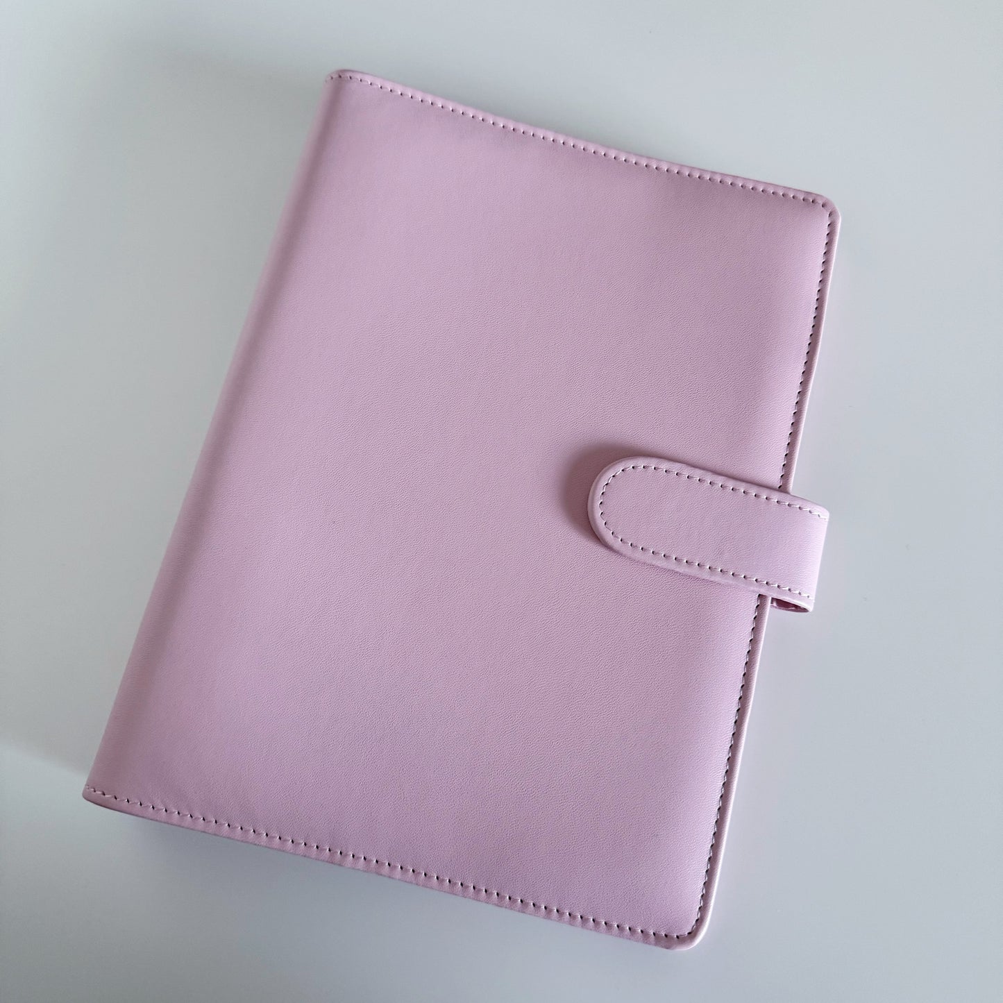 Pink A5 PU Leather Binder