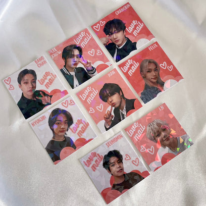 Stray Kids Love Mail Stickers - Holographic (10 pack)