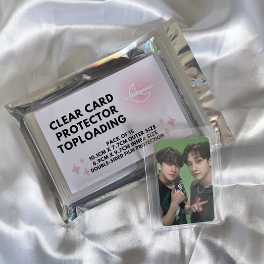 Clear Card Protector - Toploading (15 Pack)