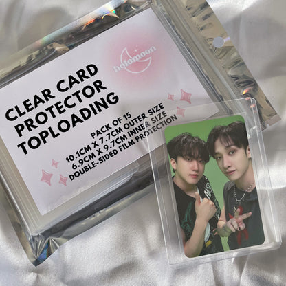 Clear Card Protector - Toploading (15 Pack)