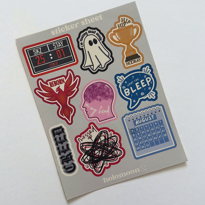 Stray Kids Karma Polco Deco Sticker Sheet